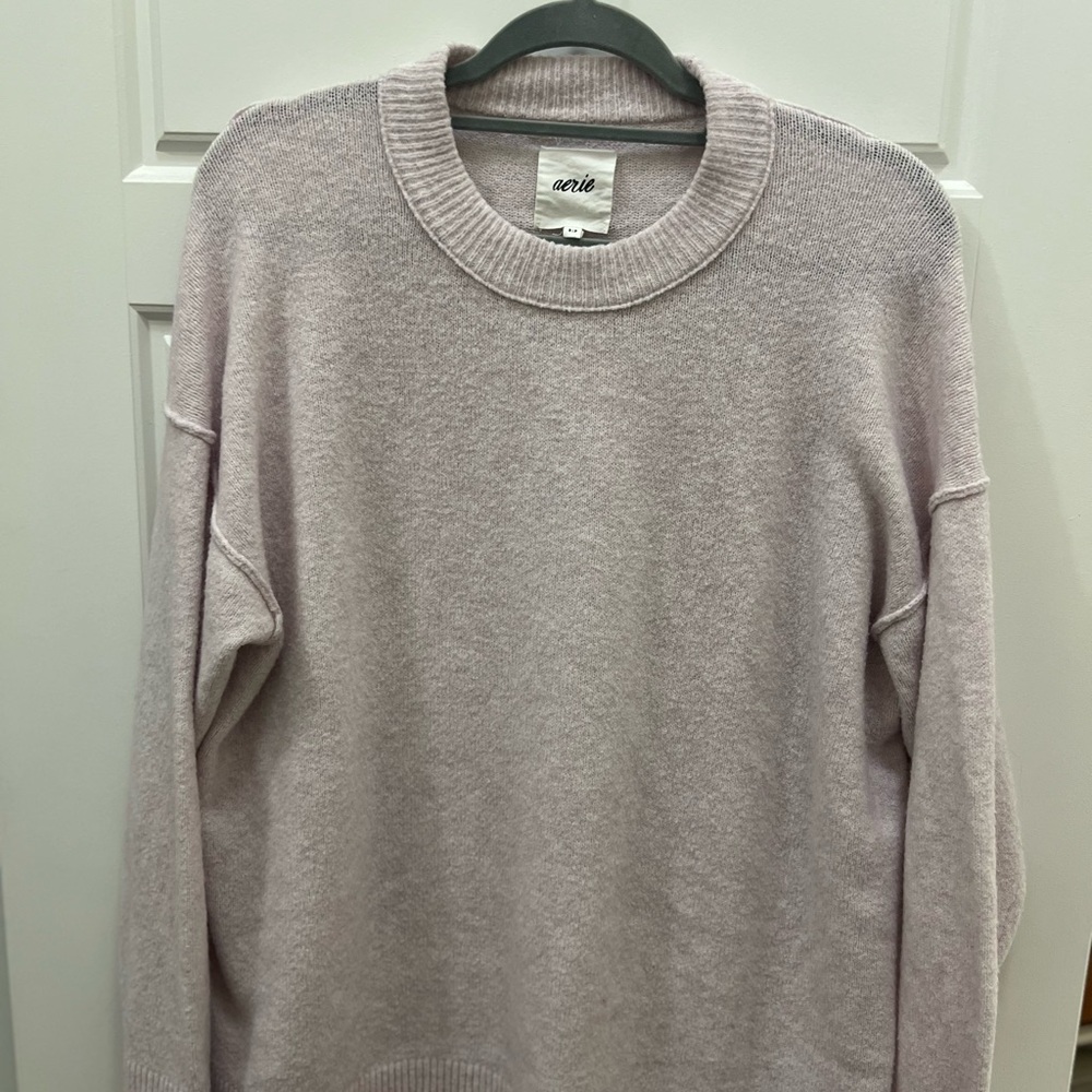 Aerie Soft Blush Knit Sweater
